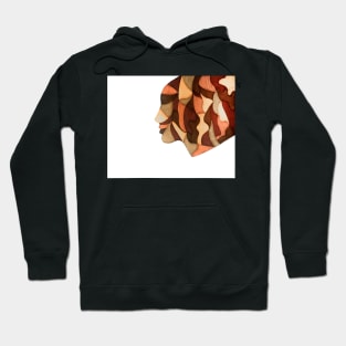 Abstract Profile Hoodie